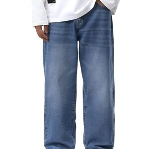 Baggy Fit Jean's for Man || Loose Fit High Rise Denim || Stretchable Casual Wear